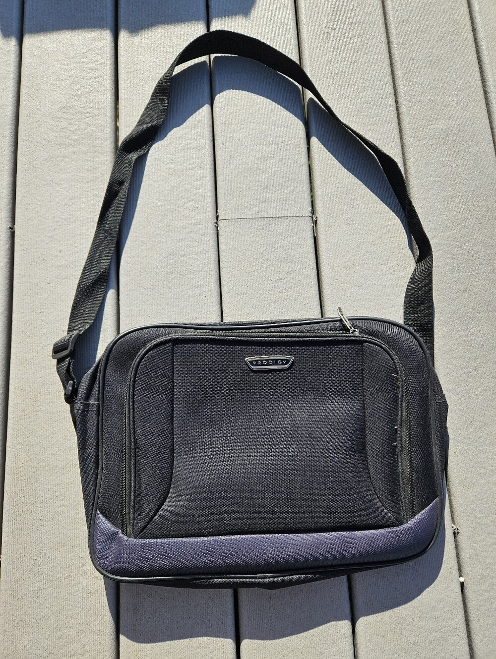 PRODIGY Laptop Bag Messenger Shoulder Briefcase Black Travel Carry On Case Tech